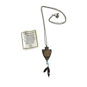 American Coin Treasures Buffalo Nickel Arrowhead Pendant